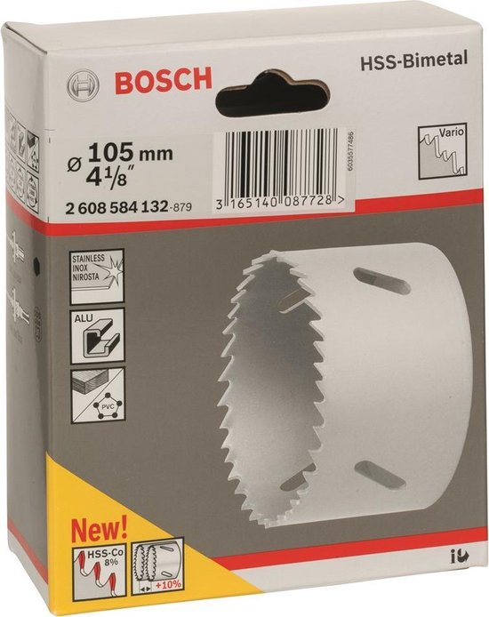 Bosch - Scie cloche HSS bi-métal 105 mm, 4 1/8 " | bol