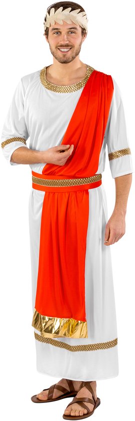dressforfun - Herenkostuum Gaius Julius Caesar - S - Verkleedkleding carnaval - Halloween - Verkleden - Feestkleding - Carnavalskleding - Feest - Partykleding