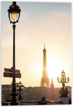 Acrylglas –Eiffeltoren - Parijs– 100x150cm Foto op Glas (Wanddecoratie op Acrylglas)