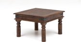 Salontafel vierkant hout 40x60 cm – Retro – Stijlvolle Uitstraling