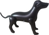 Opblaasbare PVC Hond zwart