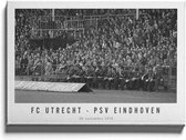 Walljar - FC Utrecht - PSV Eindhoven '76 - Muurdecoratie - Acrylglas schilderij - 60 x 90 cm