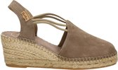 Toni Pons Tremp Dames Espadrilles - taupe - Maat 38