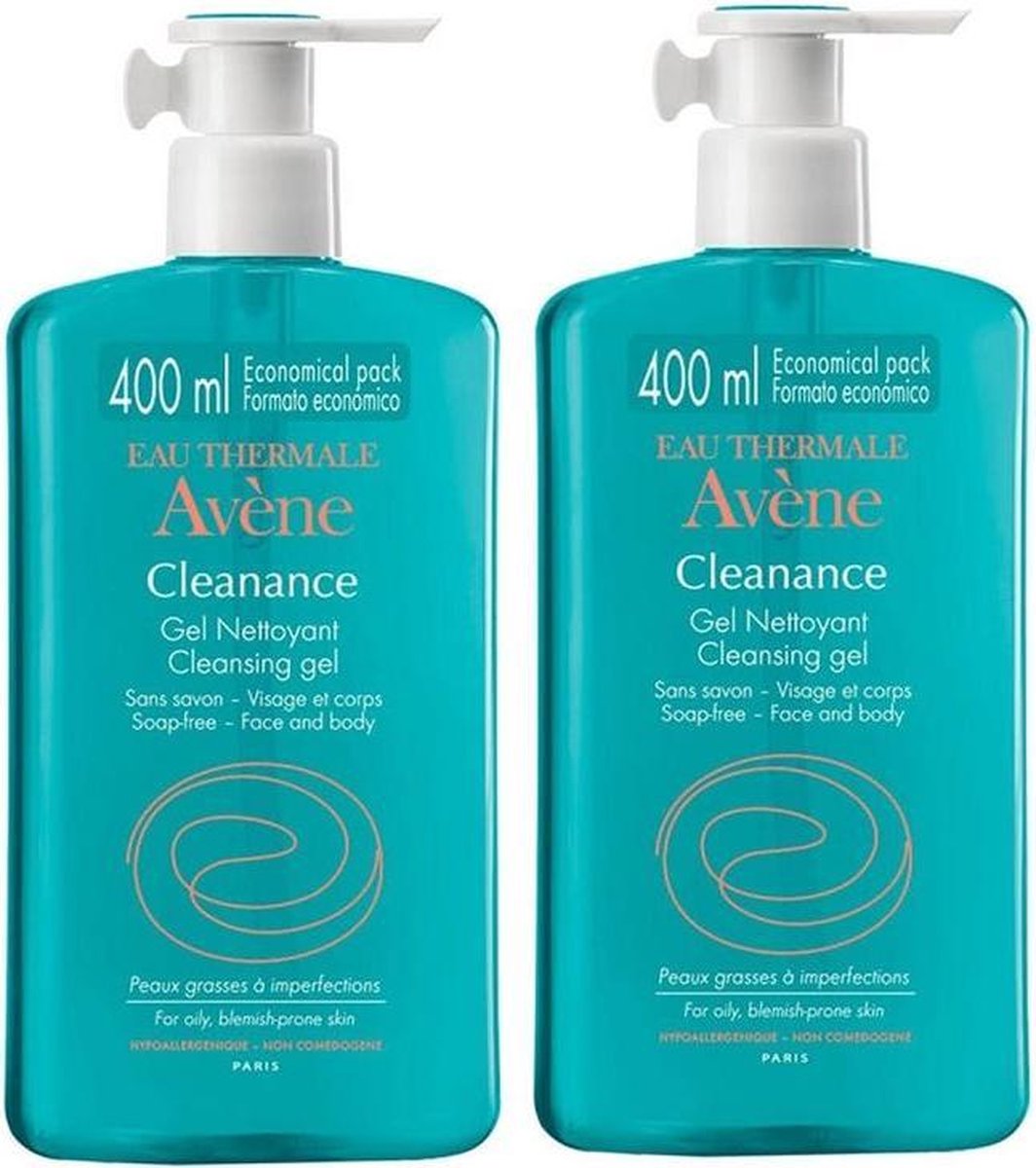 Avène Cleanance Reinigingsgel 2x400ml