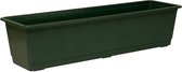 Geli - Bloembak voor balkon - Standard - 60 cm - Groen