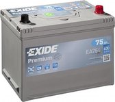 Exide Technologies EA754  Premium 12V 75Ah Zuur 3661024034166