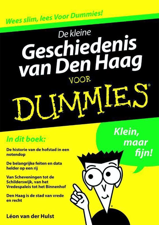 Cover van het boek 'De kleine geschiedenis van Den Haag voor Dummies'