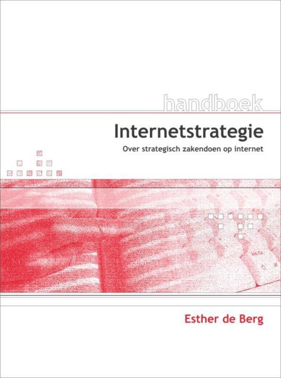 Cover van het boek 'Handboek Internetstrategie' van Esther de Berg