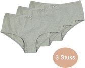 INSUA Dames Slips - 3-Pack - Lichtgrijs - Maat S