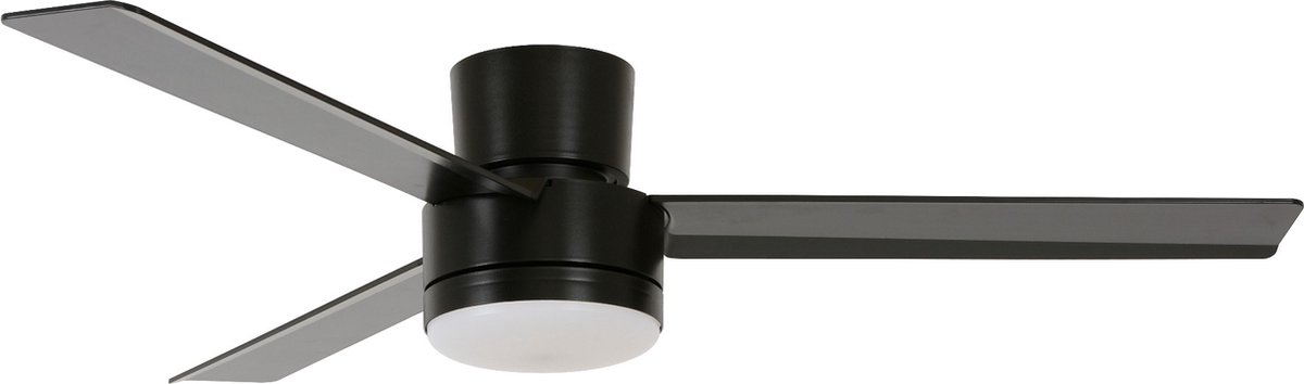 Plafond ventilator met lamp - Beacon Bayside Lagoon Ø132cm - Zwart