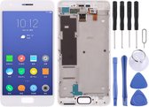 Lcd-scherm en digitizer volledige montage met frame voor Lenovo ZUK Z2 (wit)