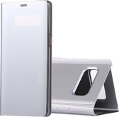 Voor Galaxy Note 8 Galvaniseren Spiegel Horizontaal Flip Leren Case met Sleep / Wake-up & Holder Function (Zilver)