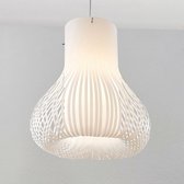 Lindby - hanglamp - 1licht - kunststof - E27 - wit