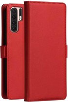 DZGOGO MILO-serie PC + PU horizontale flip lederen case voor Huawei P30 Pro, met houder en kaartsleuf en portemonnee (rood)