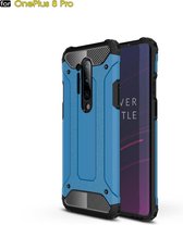 Voor OnePlus 8 Pro Magic Armor TPU + PC Combinatie Case (Blauw)