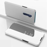 Voor OPPO Reno2 / Reno2 F vergulde spiegel horizontale flip lederen tas met houder (zilver)