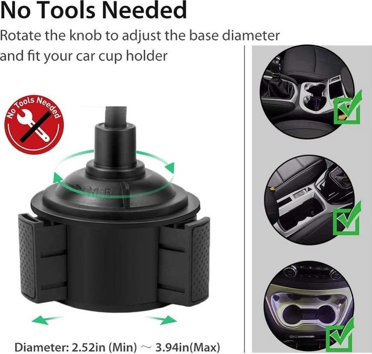 Phone cup holder for car deals