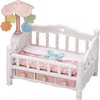 foto van Sylvanian Families  5534 bed voor drieling met mobiel