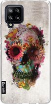 Casetastic Samsung Galaxy A42 (2020) 5G Hoesje - Softcover Hoesje met Design - Skull 2 Print