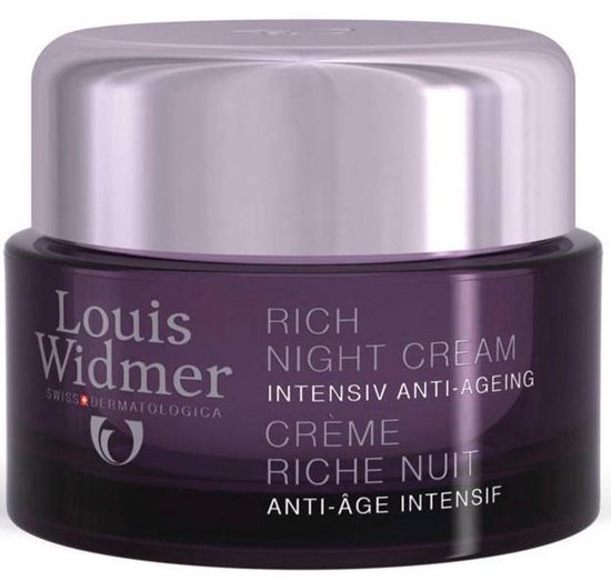 Louis Widmer Crème de nuit riche Crème de nuit intensive anti-âge  légèrement parfumée... | bol.com