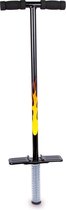 Small foot Pogo stick met vlammen 26 x 6 x 88 cm - Zwart