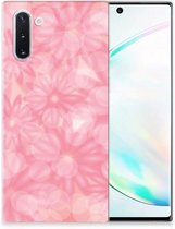 Back Case Geschikt voor Samsung Note 10 TPU Siliconen Hoesje Spring Flowers