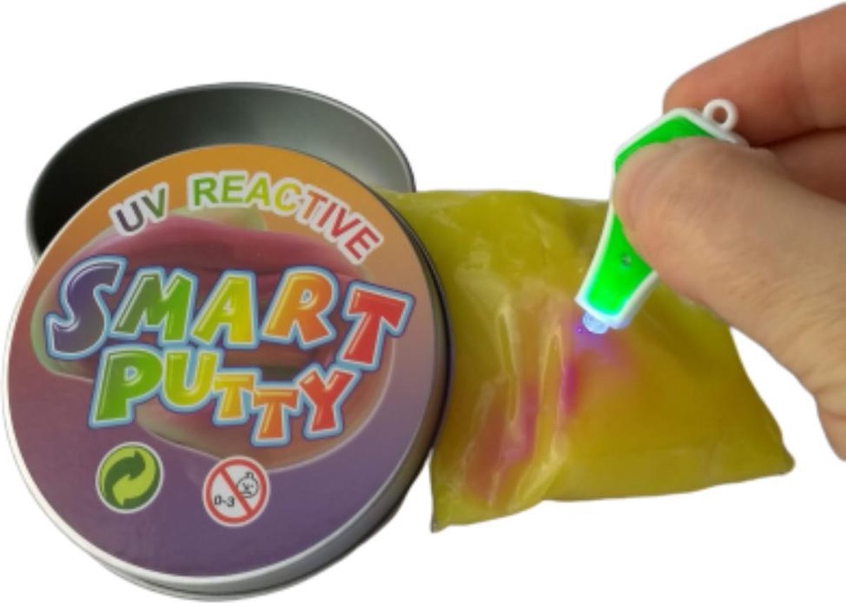 3x UV reactive Smart Putty