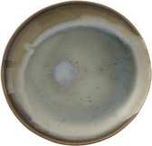 Bloomingville - Bord Stoneware 21,5xH2 cm Off White Br/Gr/Bl