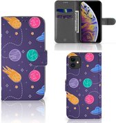 Geschikt voor iPhone 11 Wallet Case met Pasjes Space