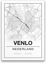Poster/plattegrond VENLO - A4