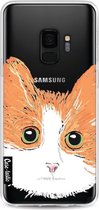 Casetastic Samsung Galaxy S9 Hoesje - Softcover Hoesje met Design - Little Cat Print