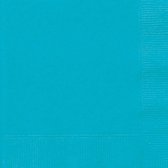 Unique Servetten Blauw 33 X 33 Cm 20 Stuks
