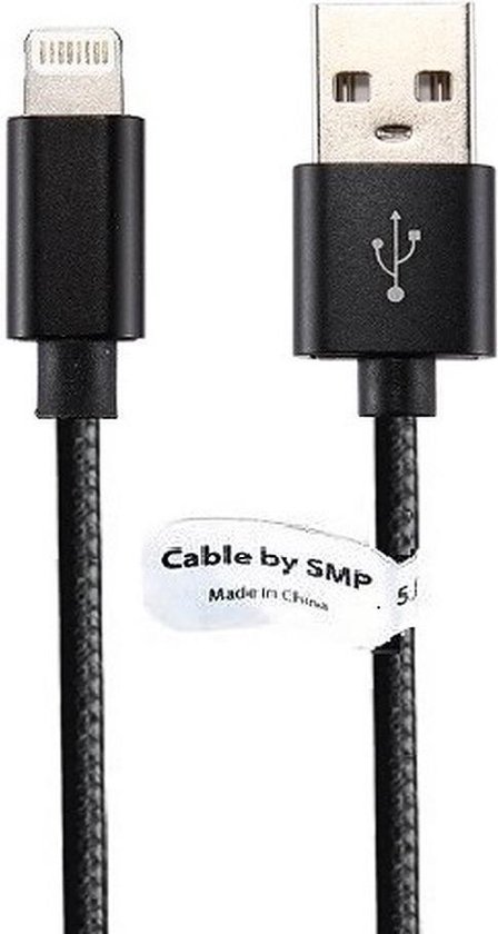 2 m Oplaadkabel. Metal Head USB kabel oplaadsnoer voor snelladen. Past ook  op Apple.... | bol.com