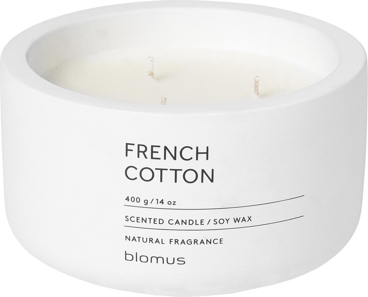 Blomus FRAGA geurkaars French Cotton (400 gram)