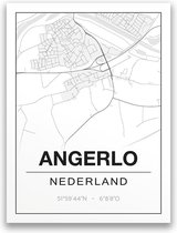 Poster/plattegrond ANGERLO - 30x40cm