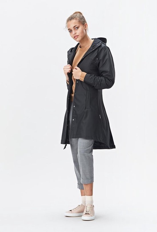 Rains Firn Jacket 1505 Regenjas Unisex Zwart bol