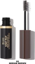 Milani Stay Put Brow Shaping Gel - 03 Medium Brown