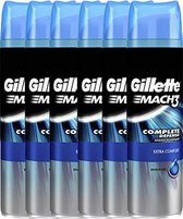Gilette Mach3 Shave Gel Extra Comfort - 6 x 200ml - voordeelverpakking