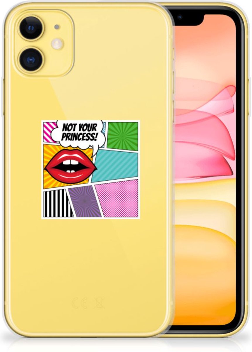 Apple iPhone 11 Silicone Back Cover Popart Princess