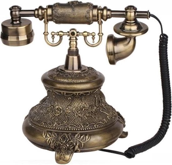Telefoonkabel Vaste Telefoon Vintage Antieke Stijl Ouderwetse Retro aan huis... | bol.com