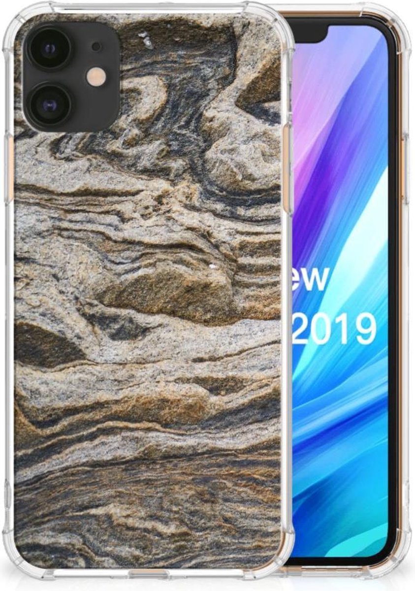 Apple iPhone 11 Anti-Shock Hoesje Steen