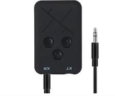 DrPhone StreamX1 Light - 2-in-1 Bluetooth v4.2 zenderontvanger / draadloze 3,5 mm audioadapter - Zwart