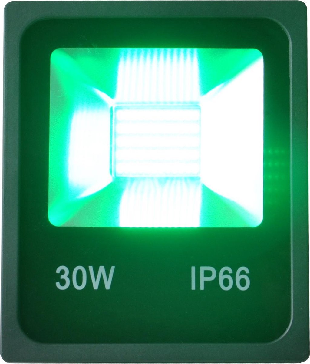 Groene LED Bouwlamp 30 Watt - IP66 - Crius
