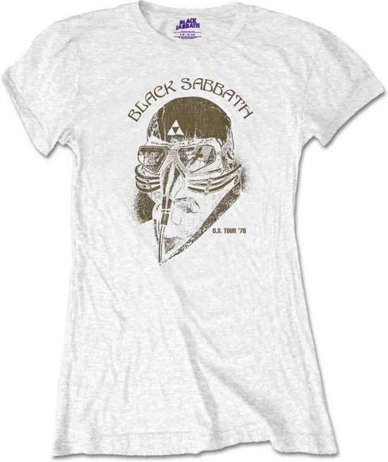 Black Sabbath - US Tour 1978 Dames T-shirt - L - Wit
