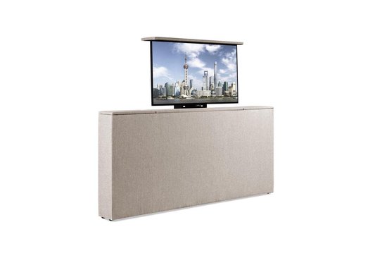 Beddenleeuw TV-Lift in Voetbord - Max. 43 inch TV - 180x86x21 - Ecru