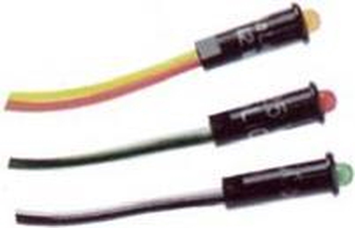 Blue Sea Systems Oranje Led-indicatorlampje 12/ 24v Zwart