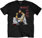 Eminem - Letters Heren Tshirt - S - Zwart