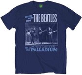 The Beatles Heren Tshirt -XL- Palladium Blauw