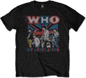The Who Heren Tshirt -M- My Generation Sketch Zwart