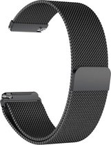Fitbit Versa 2 / Versa Luxe Milanees bandje |Zwart / Black| Premium kwaliteit | One Size | RVS |TrendParts